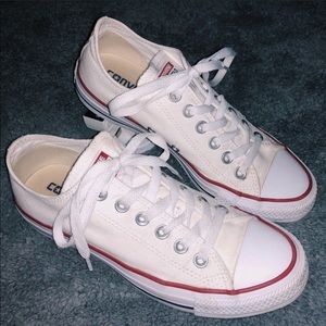 White Chuck Taylor Converses